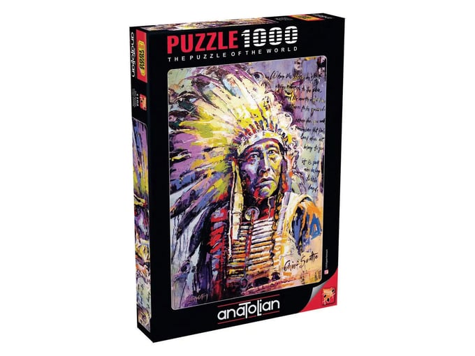 Şef Seattle - 1000 Parça Puzzle - 1104