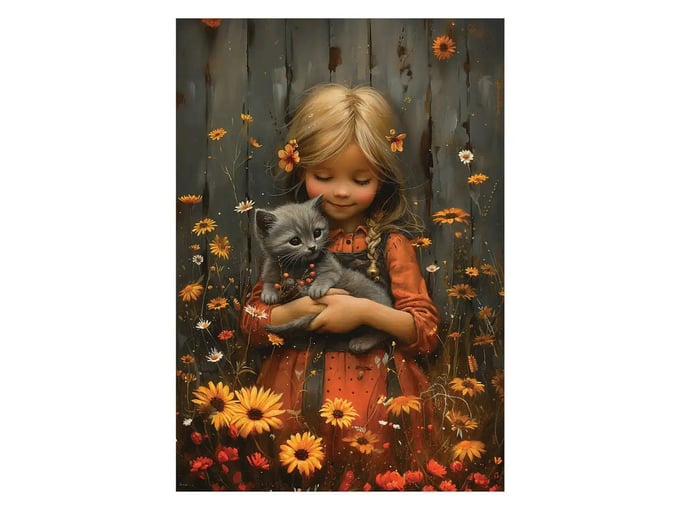 Sevimli Kız - 260 Parça Puzzle - 3350