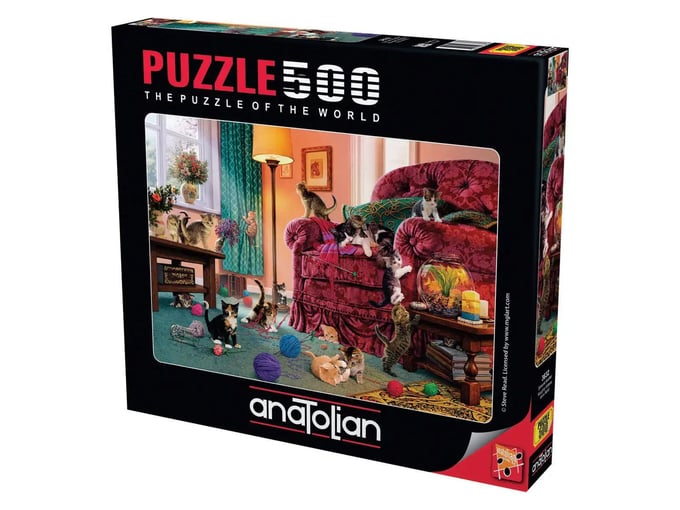 Şımarık Kediler  - 500 Parça Puzzle - 3632