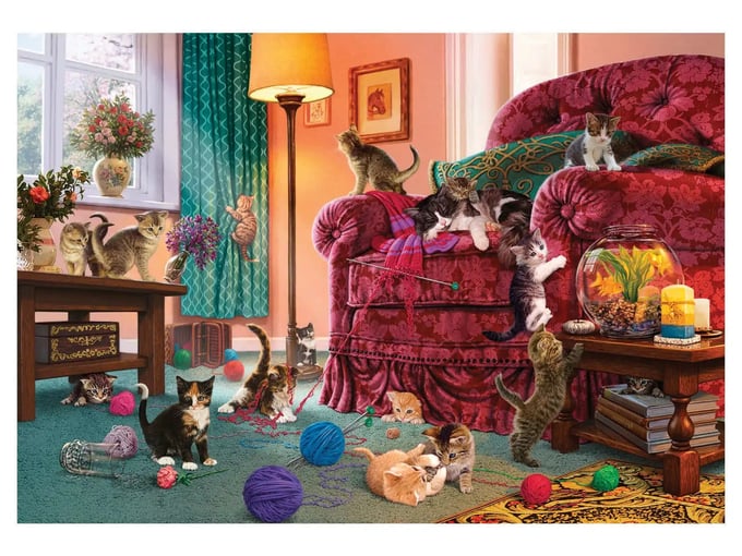 Şımarık Kediler  - 500 Parça Puzzle - 3632