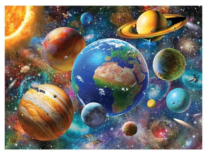 Solar Sistem  - 4000 Parça Puzzle - 5200