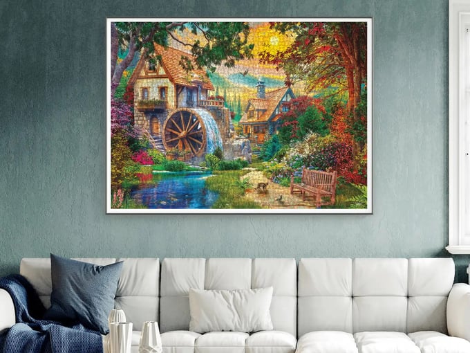Su Değirmeni - 4000 Parça Puzzle - 5208