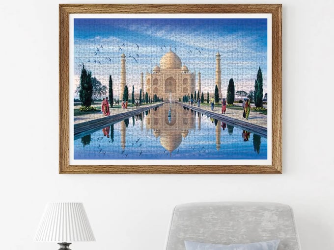 Taj Mahal  - 1000 Parça Puzzle - 1120