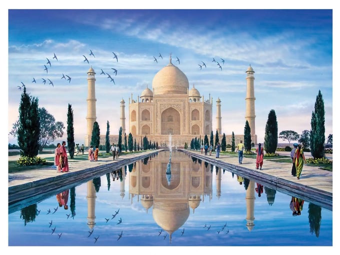 Taj Mahal  - 1000 Parça Puzzle - 1120