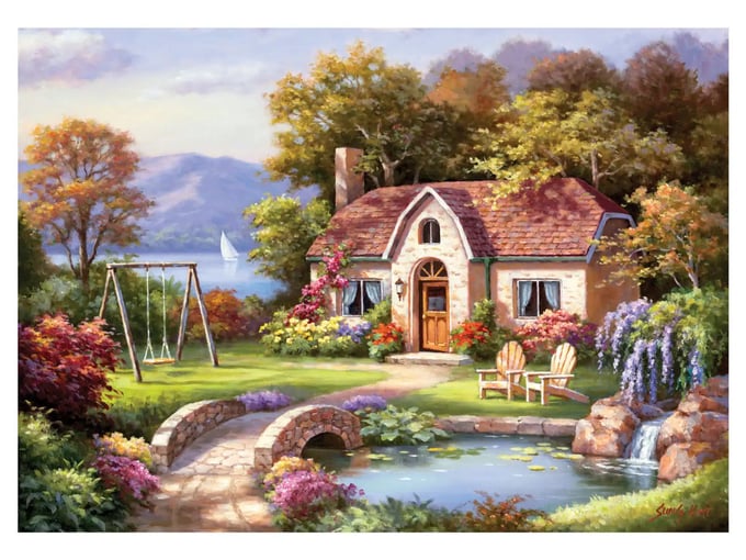 Taş Köprü Konağı  - 1500 Parça Puzzle - 4559