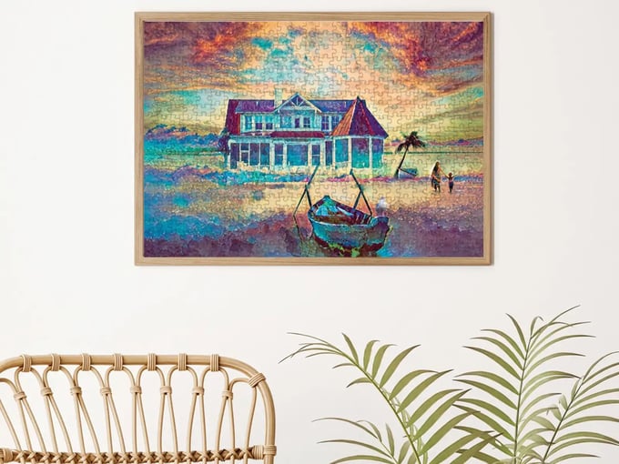Tatil Evi  - 500 Parça Puzzle - 3626