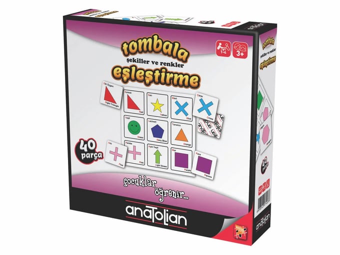 Tombala Şekiller ve Renkler Eşleştirme - 7407