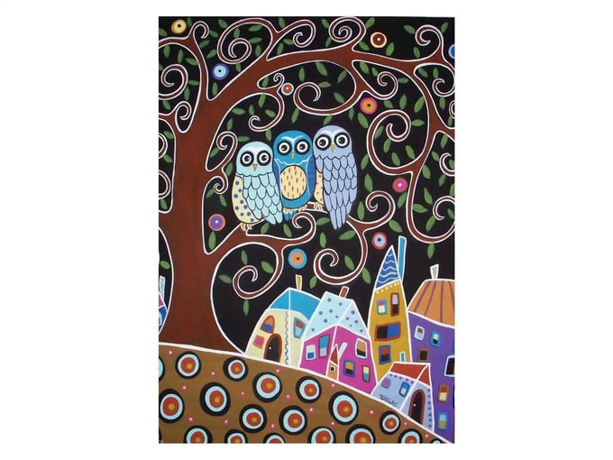 ÜÇ BAYKUŞ /  THREE OWLS