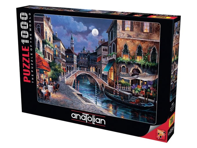 Venedik Sokakları II  - 1000 Parça Puzzle - 3087