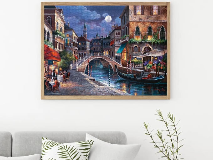 Venedik Sokakları II  - 1000 Parça Puzzle - 3087
