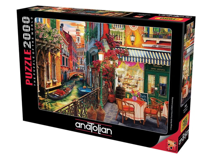 Venetian Cafe  - 2000 Parça Puzzle - 3952