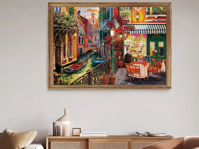 Venetian Cafe  - 2000 Parça Puzzle - 3952