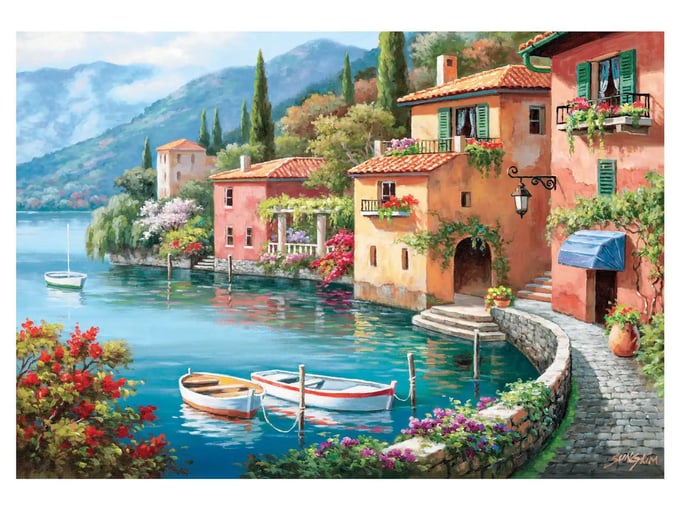 Villagio Dal Lago - 2000 Parça Puzzle - 3950