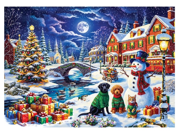 Yeni Yıl Gecesi - 700 Parça Puzzle - 2708