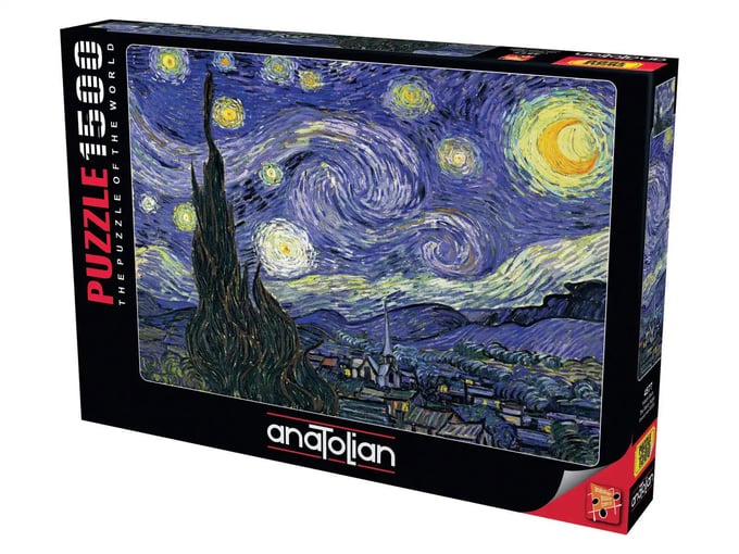 Yıldızlı Gece - 1500 Parça Puzzle - 4577