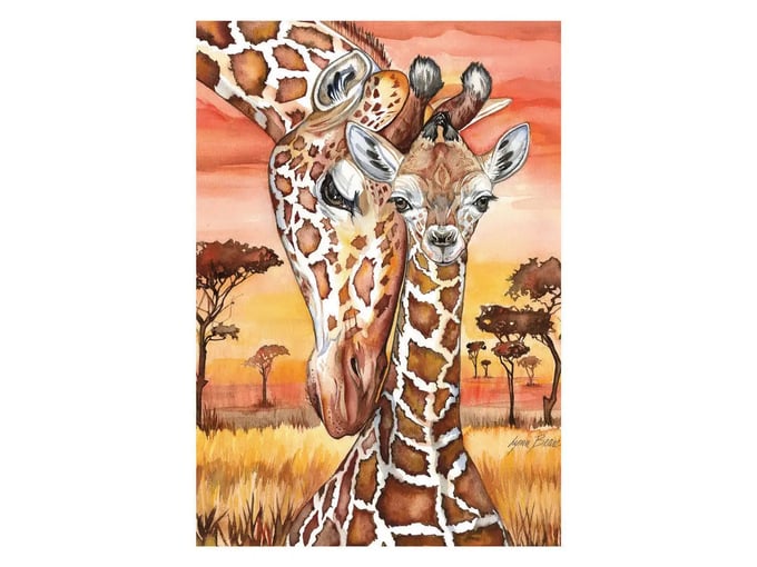 Zürafa  - 500 Parça Puzzle - 3615