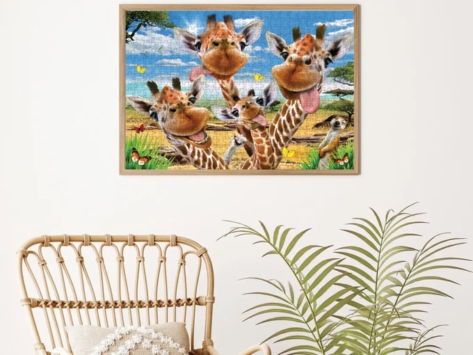 Zürafa Selfisi - 500 Parça Puzzle - 3617