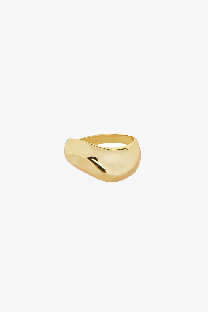 Asymmetric Gold Ring  