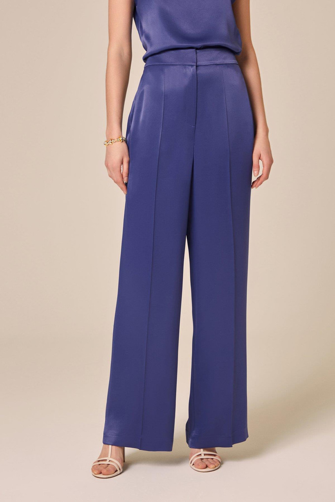 Bol Paça Lacivert Pantolon