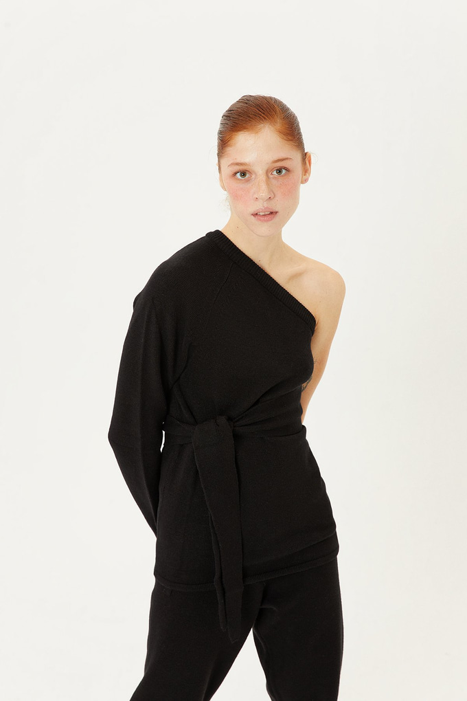 Aysmmetric Black Top