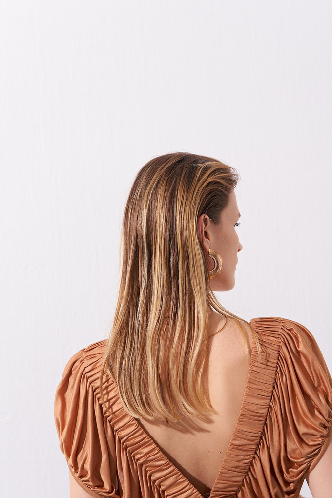 Drapeli Crop Bluz