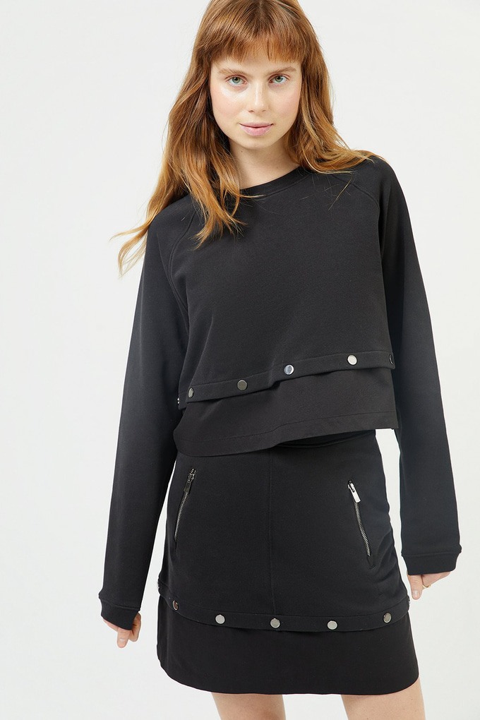 Oversize Black Sweatshirt