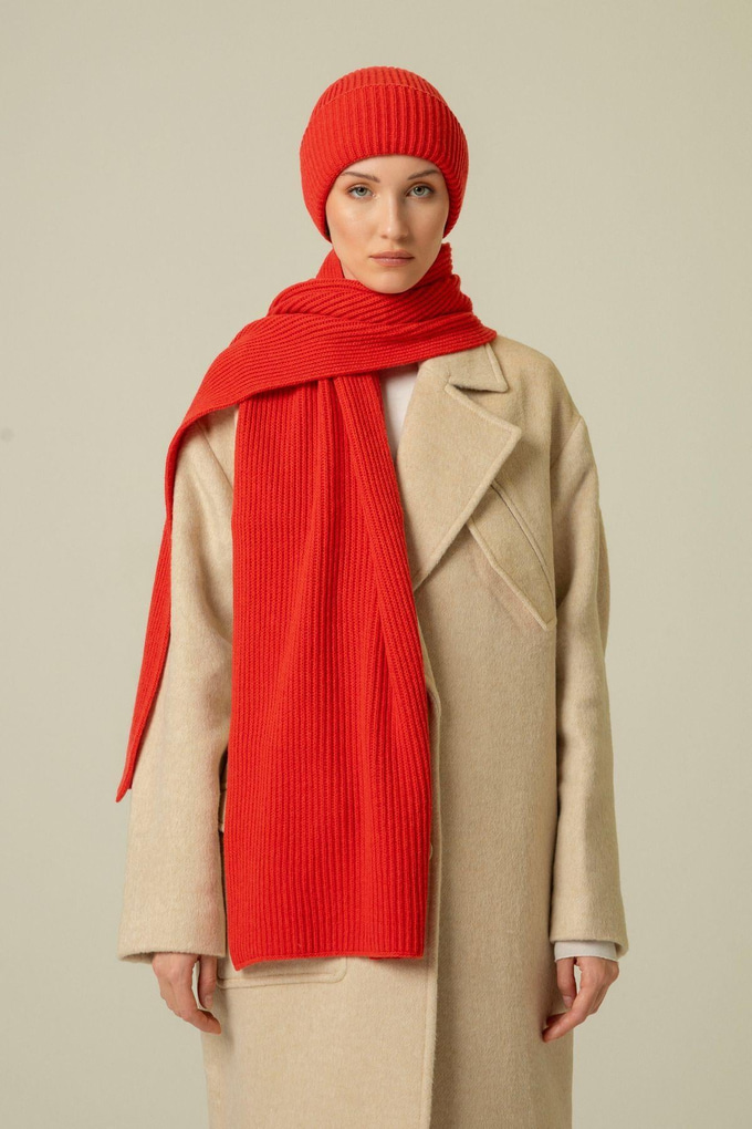 Fitilli Yün Narçiçeği Atkı