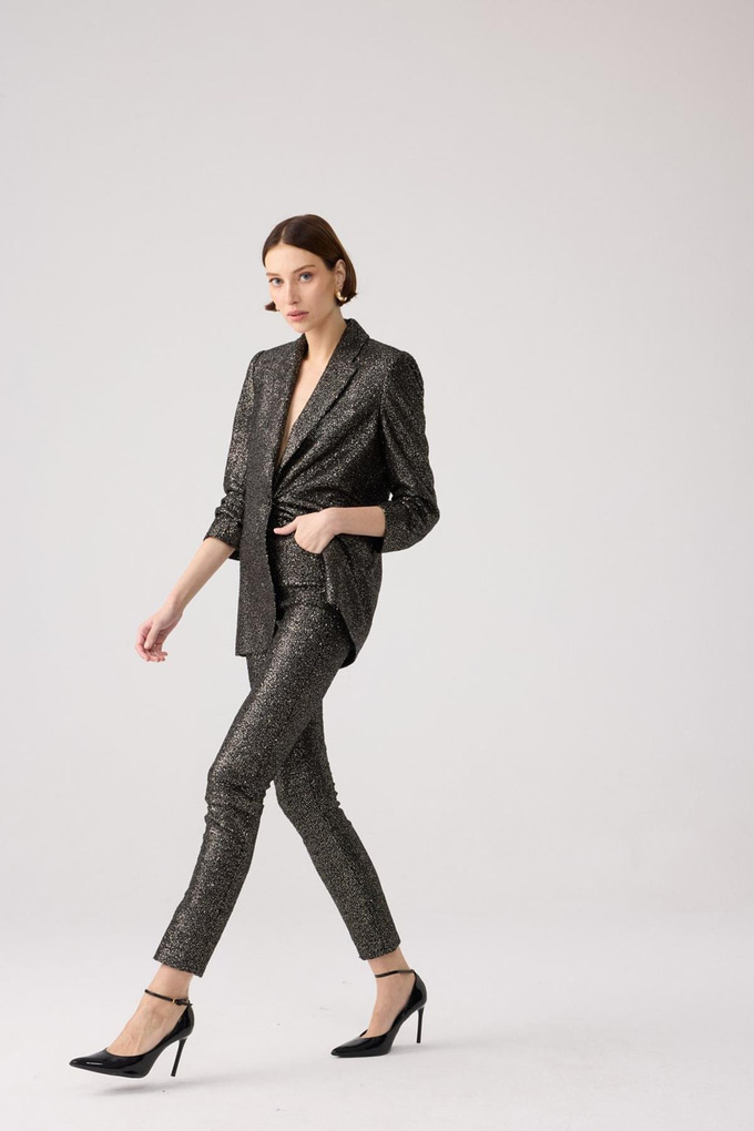 Gold Sequin Trousers