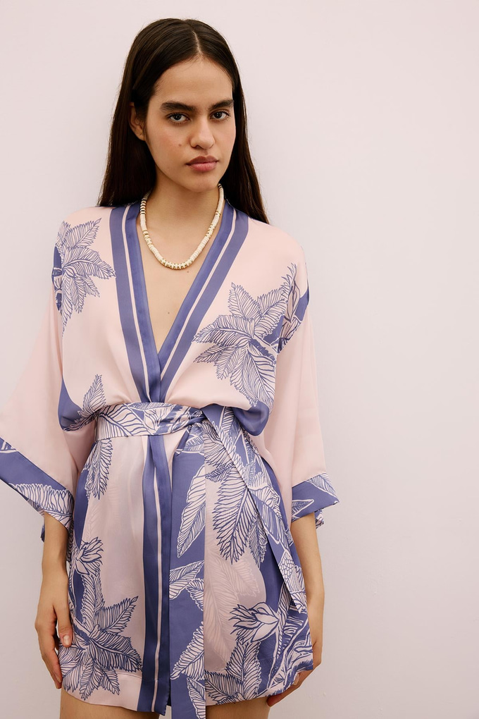 Howlite Stone Brass Necklace