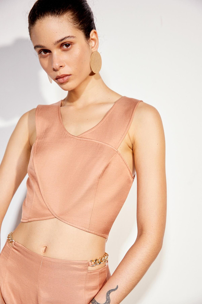 Strappy Crop Bustier