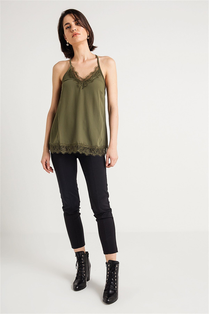 XTSY 433 M.GREEN RENK TOP