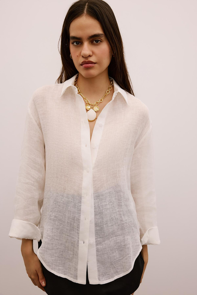 Seashell Detailed Gold Necklace  