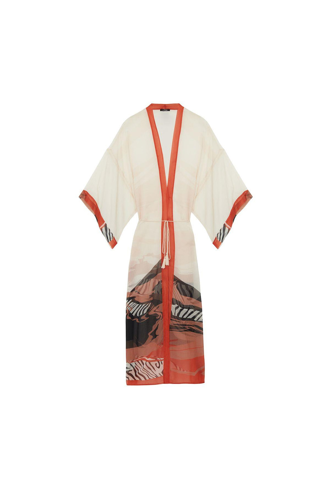 Desenli Kimono