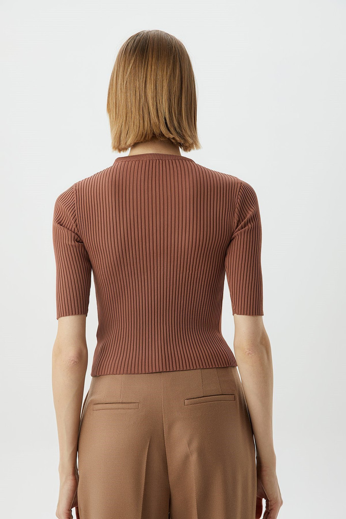 Ribbed Crop Top