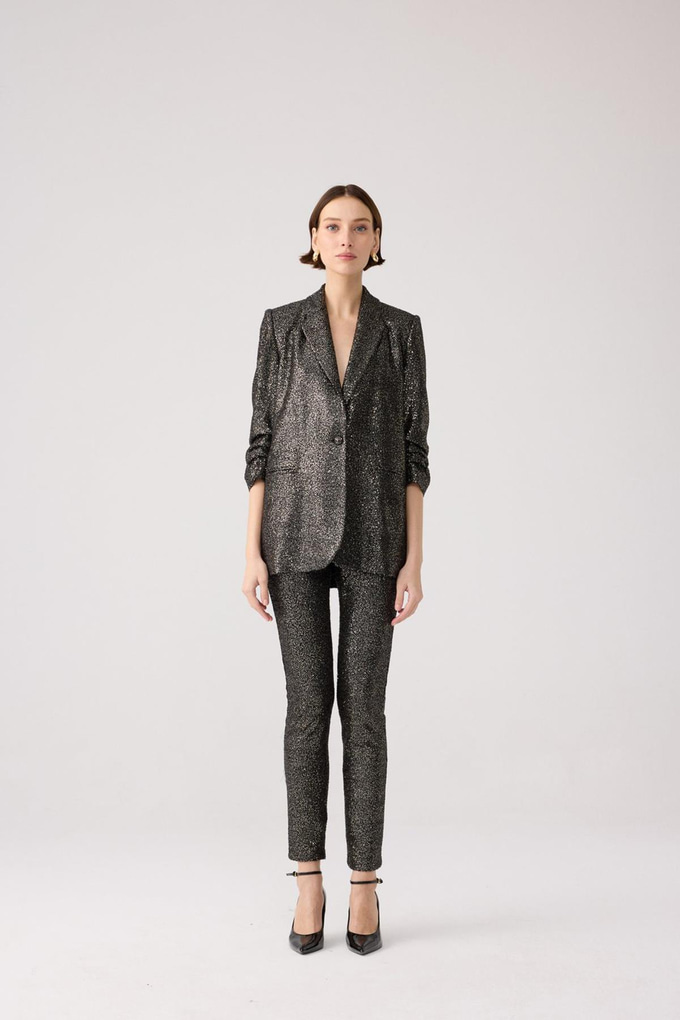 Gold Sequin Trousers