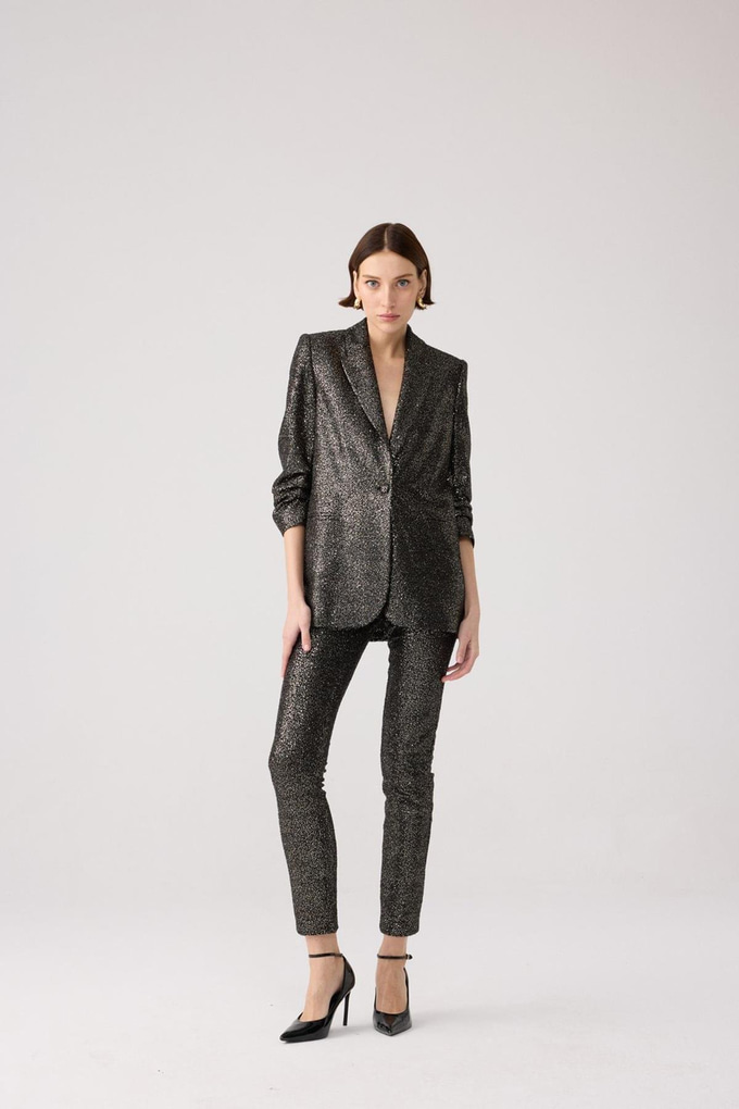 Gold Sequin Trousers