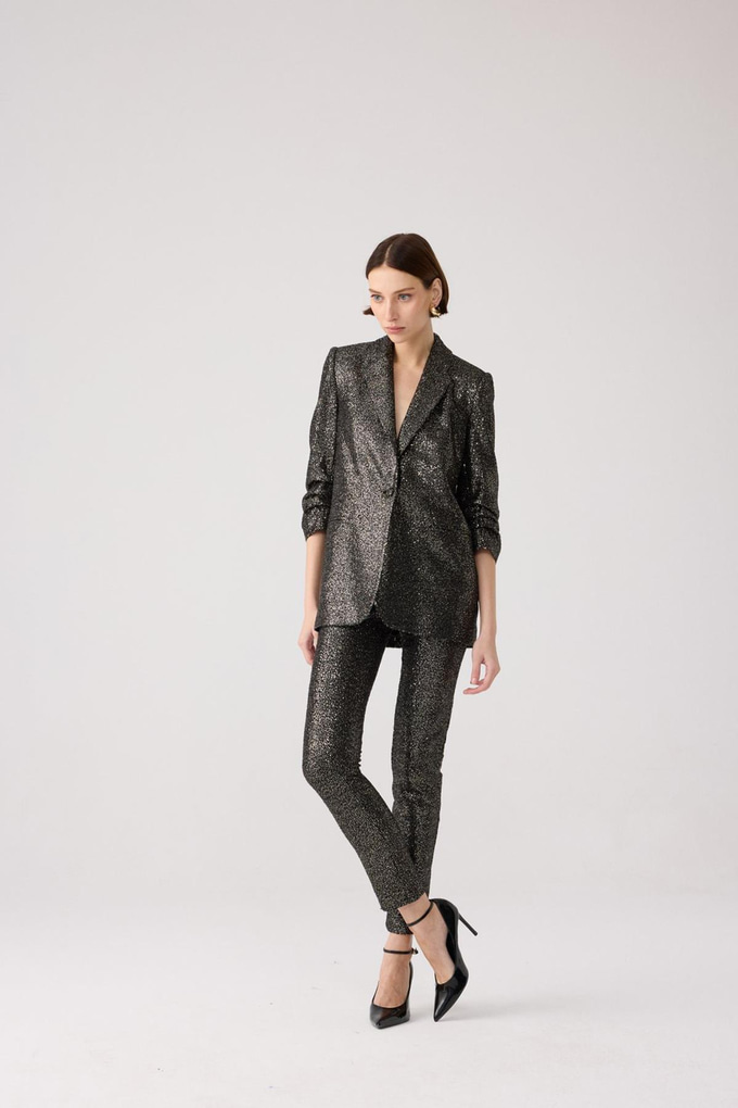 Gold Sequin Trousers