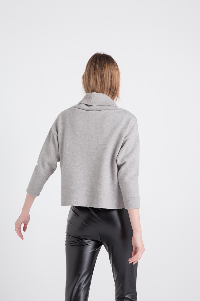 Grimelanj Boğazlı, T Kol Trıko Kazak Grimelanj