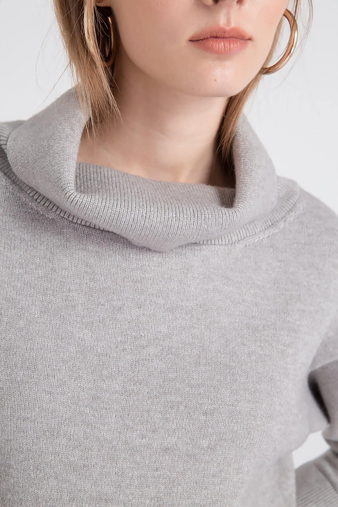 Grimelanj Boğazlı, T Kol Trıko Kazak Grimelanj