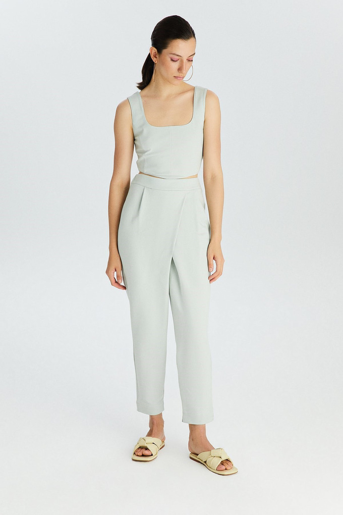 Mint Kruvaze Pantolon