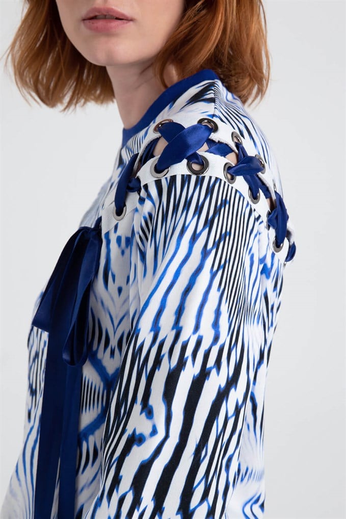 OMUZU BAGCIKLI SWEAT-SHIRT