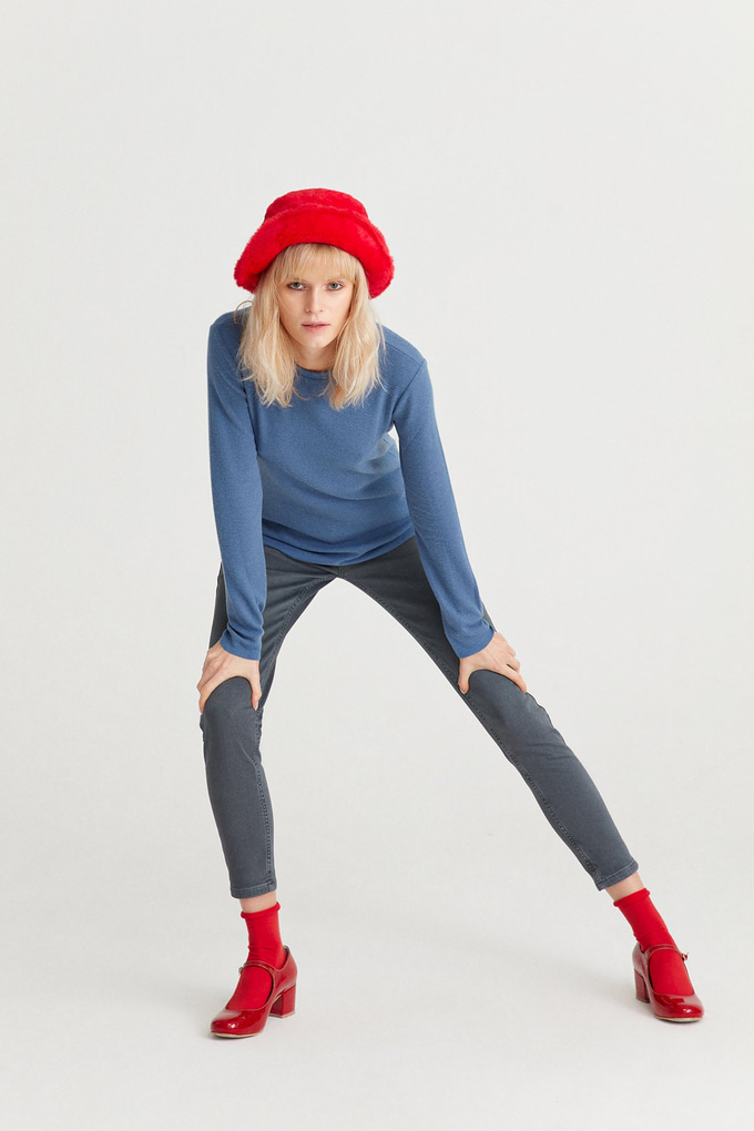 Uzun Kollu Basic Bluz