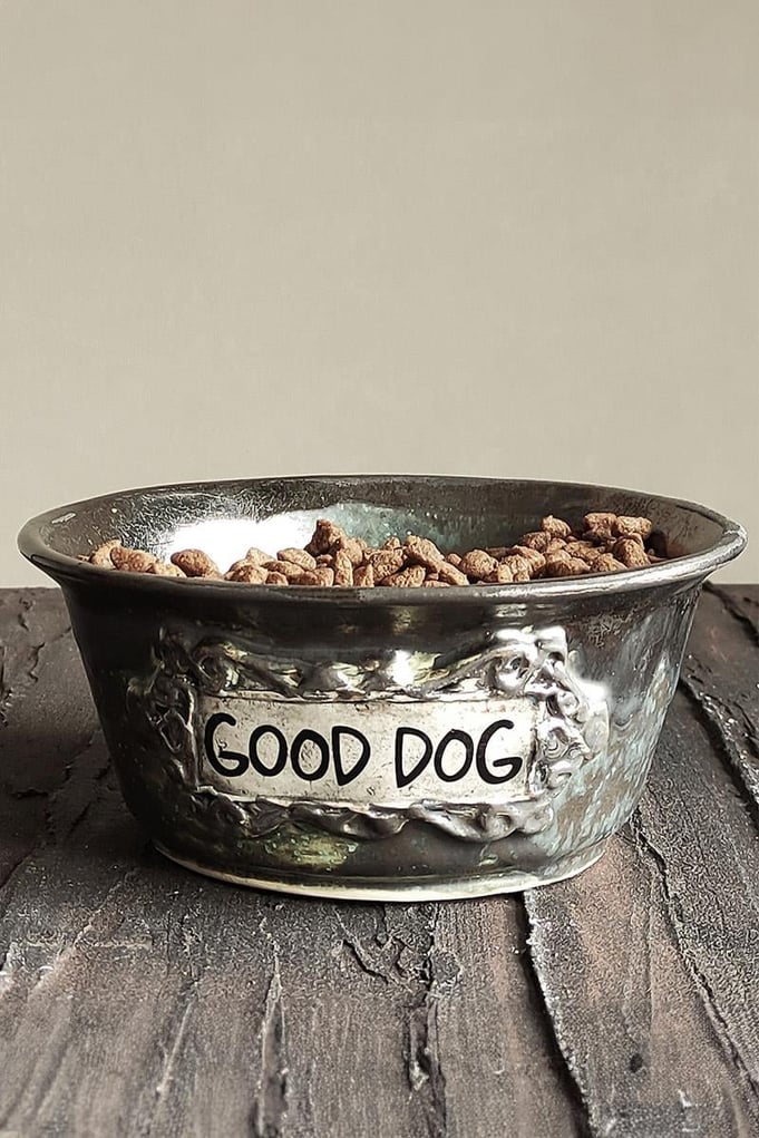 Good Dog El Yapımı Seramik Küçük Boy Mama Kabı