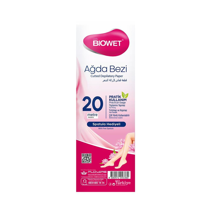 Biowet Ağda Bezi  Dilimli 20 Metre