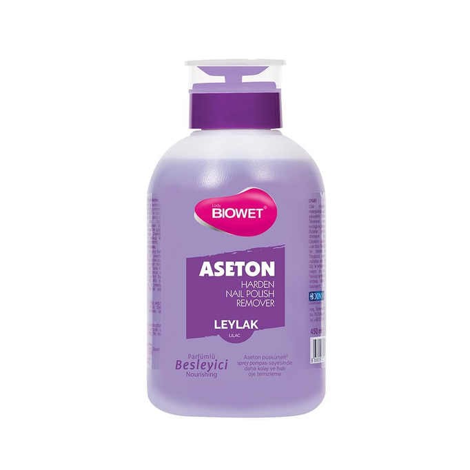 Biowet Aseton Pompalı Leylak 450ml