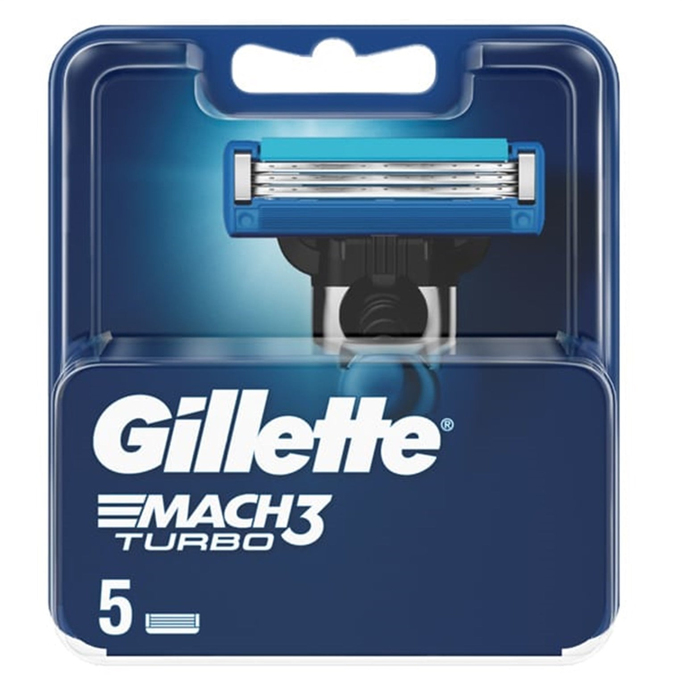 Gillette Mach 3 Turbo Yedek 5'Li
