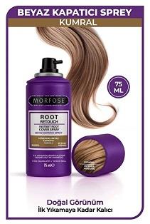 Morfose Saç Spreyİ Beyaz Kapatıcı Kumral  75ml