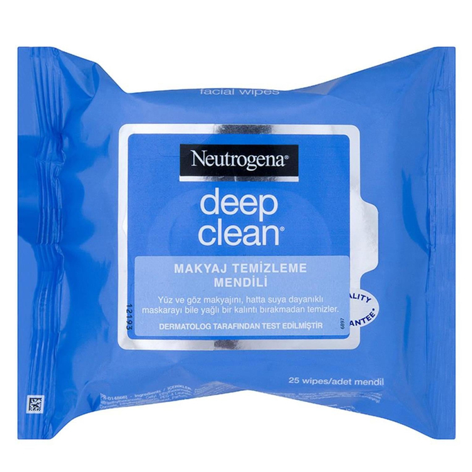 Neutrogena Deep Clean Makyaj Temizleme Mendili 25li