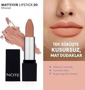 Note Mattever Lipstick Ruj No-03