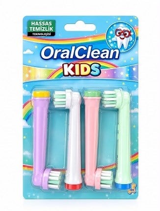 Oral Clean Yedek Başlık Kids*12 No-001
